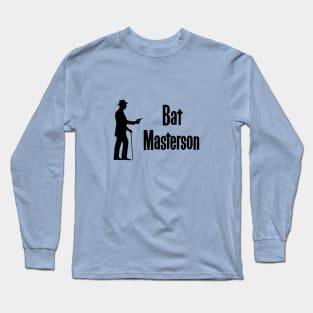 Bat Masterson - Logo - 50s/60s Tv Western Long Sleeve T-Shirt